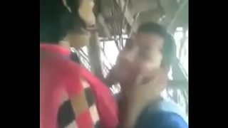 Bengali Girl boobs pressing