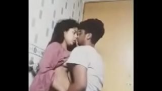 Boy seducing Girl in Room Video