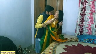 Indian milf hot bhabhi fucking secret boyfriend sex with hindi audio Video