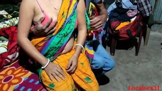Indian Tamil Village Amateur Aunty Fucking Anal in Saree By Nephew Video