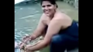 VID-20180517-PV0001-Kerala (IK) Malayalam 37 yrs old married hot housewife aunty bathing in pond and showing her nude body to her illegal lover porn video Video